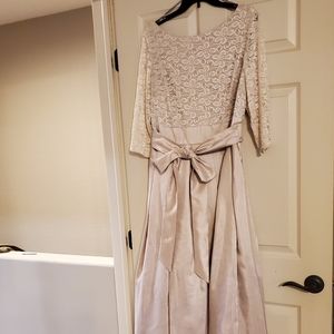 Jessica Howard Beige Mother of the Bride Dress